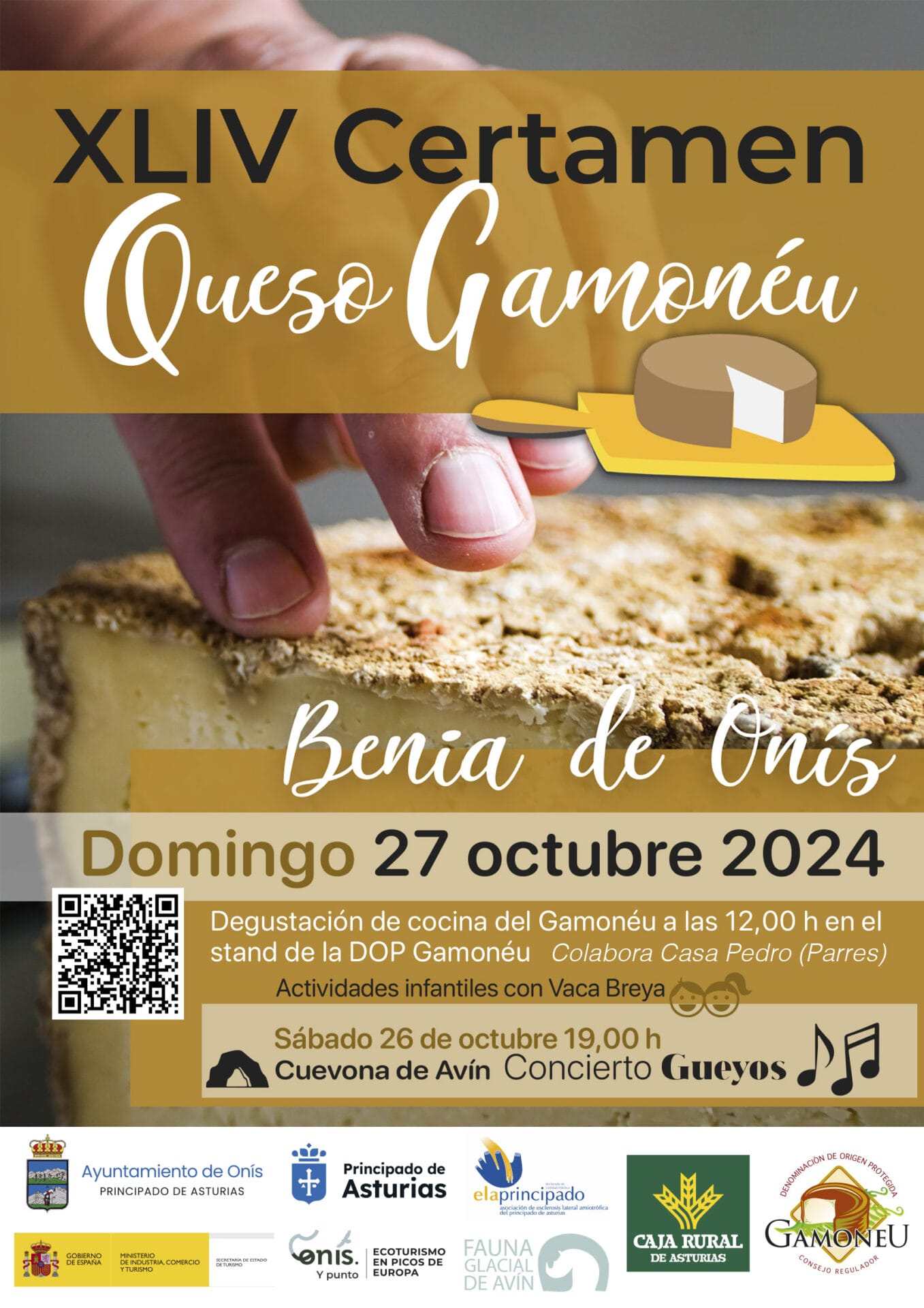 Cartel Certámen Queso Gamonéu 2024