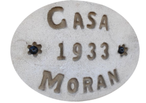 placa casa moran